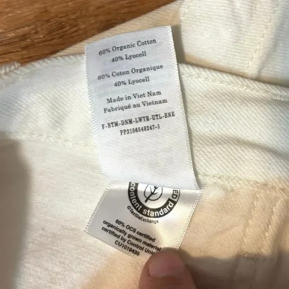 NWOT Everlane The Carpenter Jean In Bone Size 28 - Picture 7 of 9